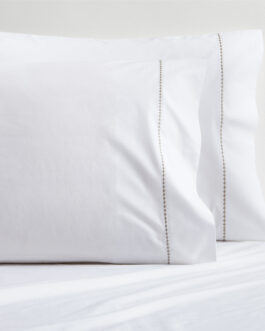 Brown Diamond Percale Pillowcases Set of 2