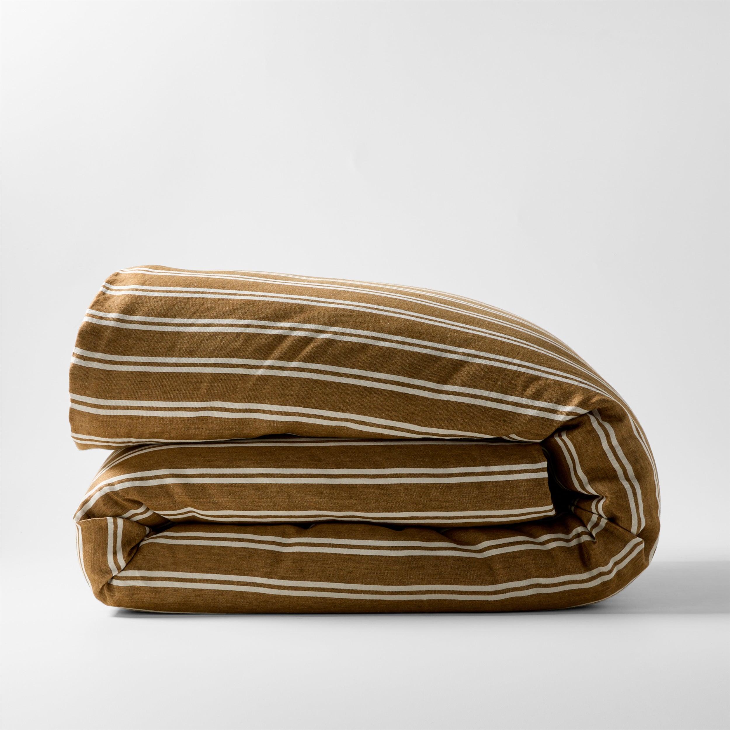 Canal Stripe Linen Queen Duvet Cover