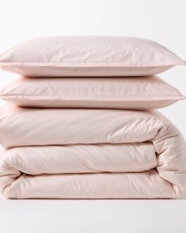Petal Pink Italian Percale Duvet Set