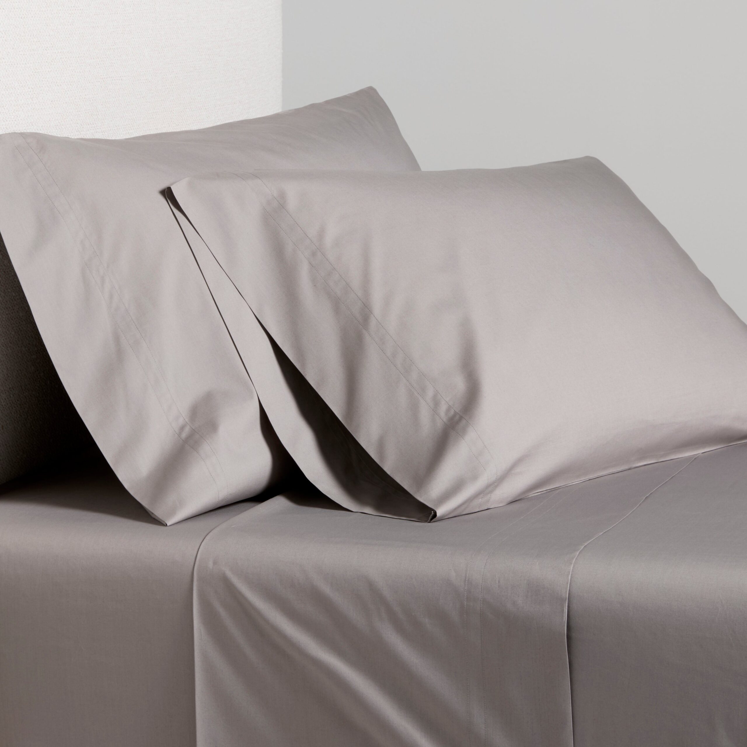 Charcoal Grey Italian Percale Sheet Set