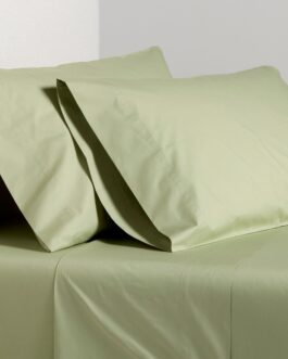 Sage Green Italian Percale Sheet Set