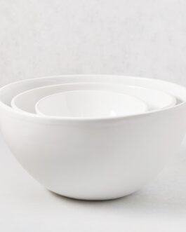 Modern Ceramic Serve Bowls Set of 3