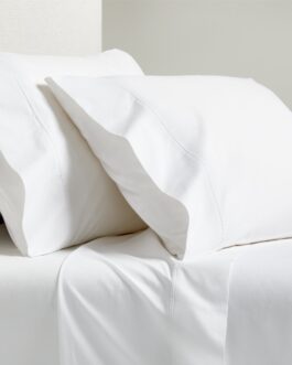 White Diamond Percale Sheet Set