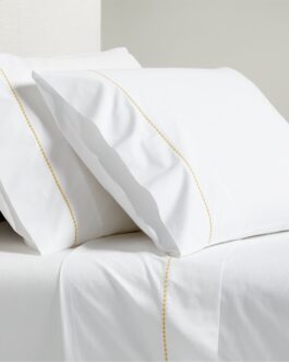 Yellow Diamond Percale Sheet Set