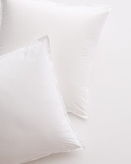 White Italian Percale Euro Shams Set of 2