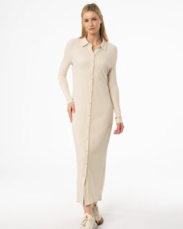 Ivory Cardi Maxi Dress