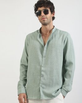 Self Jacquard Pista Full Sleeve Shirt
