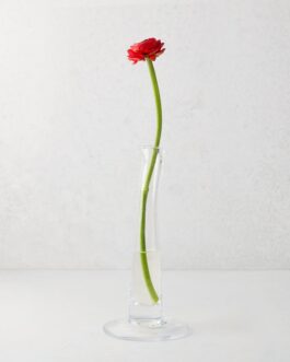 Maddie Small Scissor-Cut Glass Vase