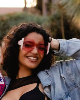 Jazmine Oversize Pink Sunglasses