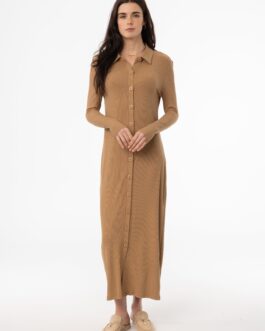 Mocha Cardi Maxi Dress