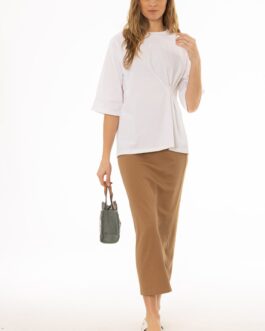 Mocha Textured Skirt Legging