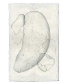 Sea Glass Handmade Paper Wall Art Print