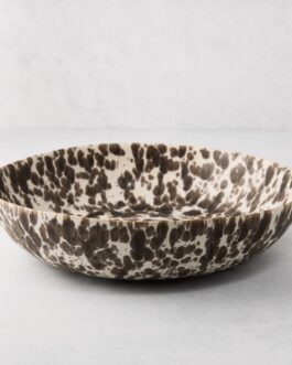 Nuno Splatter Stoneware Serve Bowl