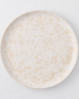 Natural Nuno Splatter Stoneware Salad Plate