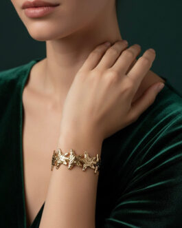 Women Fancy Textured Star Shaped Bracelet
