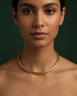 Women Coiled Adjustable Choker Necklace