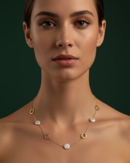 Women Antique Necklace With Beautiful Rings & Beads