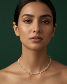 Women Fancy Double Layered Pearl Necklace