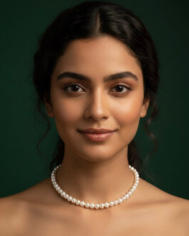 Women Beautifu Pearls Mala Necklace