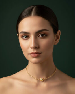 Women Gold Plated Neck Band Necklace