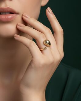 Women Antique Teadrop Adjustable Finger Rings