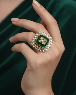 Women Unique Traditional Swastik Design Ring