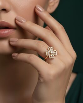 Women Beautiful Ad-Stone Ring