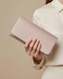 Champagne Fancy Clutch For Ladies