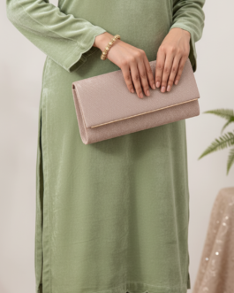 Golden Fancy Clutch For Women