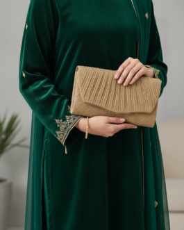Golden Fancy Clutch For Women