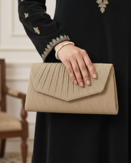 Golden Fancy Clutch For Women