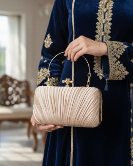 Beige Formal Clutch