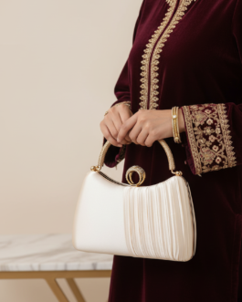 White Formal Clutch