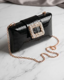Black Formal Clutch For Women