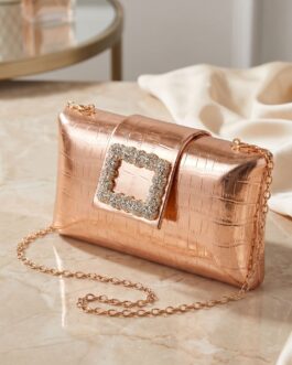 Champagne Formal Clutch For Women