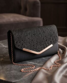 Black Formal Clutch For Women