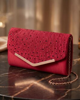 Maroon Formal Clutch For Women
