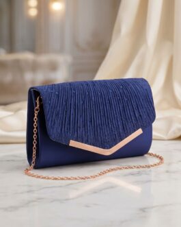 Navy Formal Clutch For Women