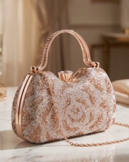 Golden Bridal Clutch