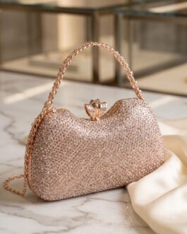 Golden Bridal Clutch