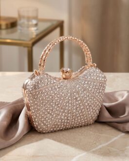 Golden Bridal Clutch