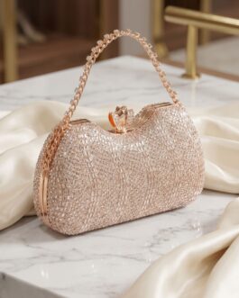 Golden Bridal Clutch