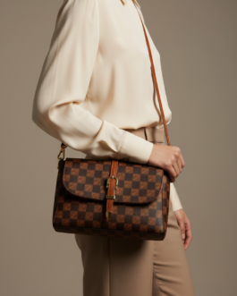 Brown Formal Shoulder Bag For Women