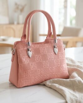 Pink Formal Hand Bag For Ladies