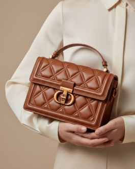 Mustard Formal Shoulder Bag For Women