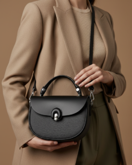Black Formal Shoulder Bag For Ladies