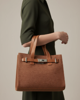 Brown Formal Hand Bag For Ladies