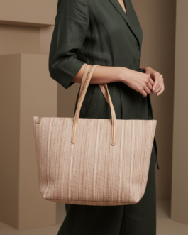 Khaki Formal Shoulder Bag For Women
