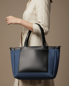 Blue Formal Shoulder Bag For Ladies
