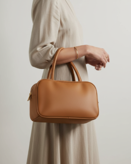 Beige Formal Hand Bag For Women